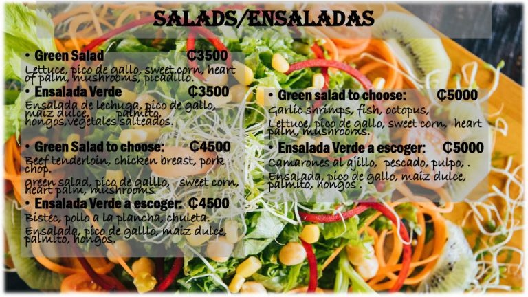 La Jama Playa Potrero Menu 2 768x432