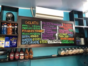 Sol Frozen Yogurt Manuel Antonio Menu 300x225