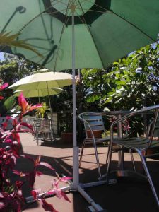 Sol Frozen Yogurt Manuel Antonio Seating and Umbrellas 225x300