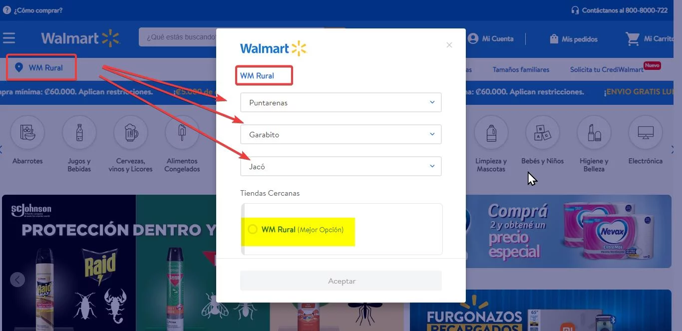 Walmart Costa Rica Rural Delivery
